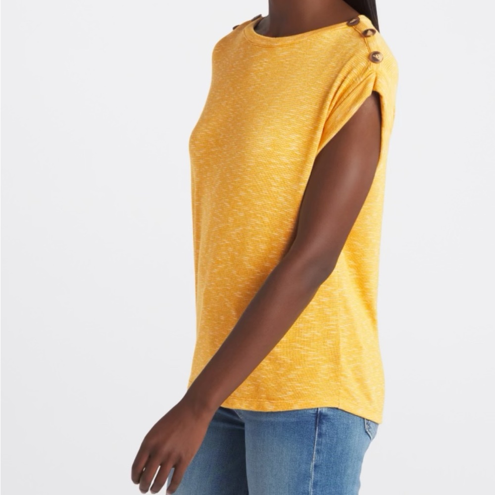 Mercy Button Sleeve Detail Knit Top - Picture 3 of 5